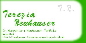 terezia neuhauser business card